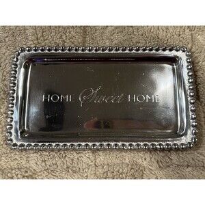 Mariposa Brillante Tray Dish Home Sweet Home Trinket Housewarming Gift